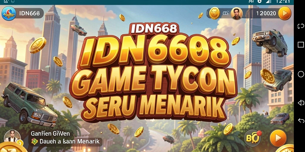 Tampilan gameplay yang seru dan interaktif di IDN668.