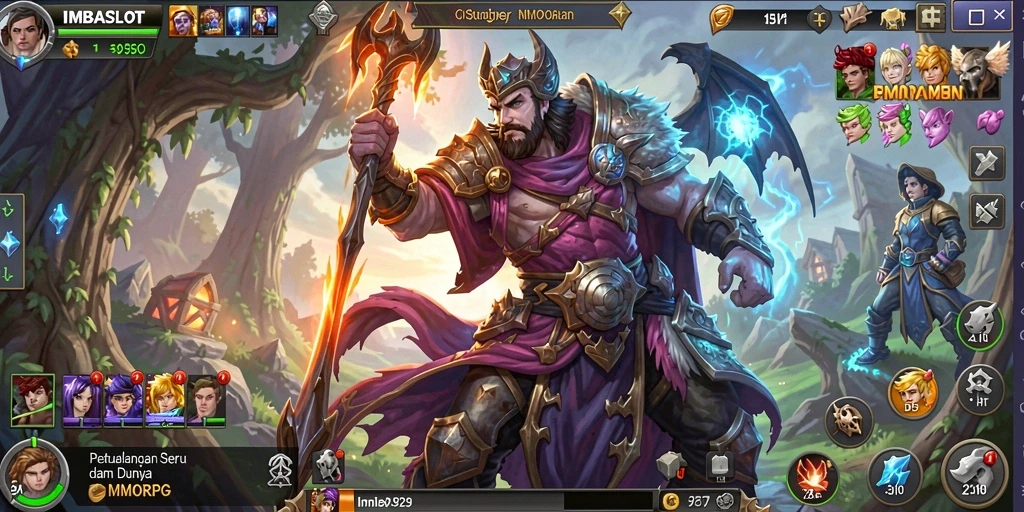 Tampilan gameplay seru dan mendebarkan di dunia IMBASLOT.
