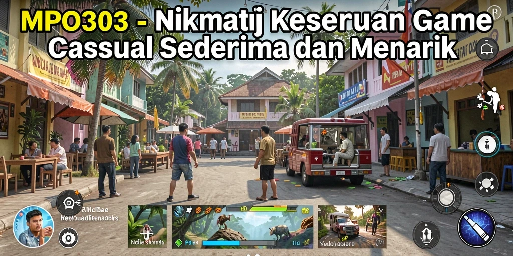 Tangkapan layar menunjukkan pengalaman gameplay yang seru dan interaktif.