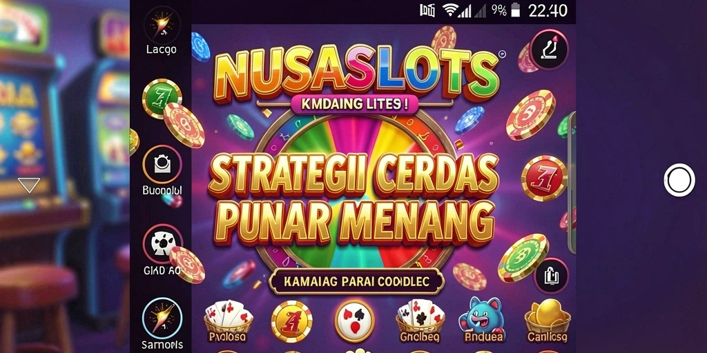 Screenshot gameplay NUSASLOTS yang menunjukkan momen strategis penting.