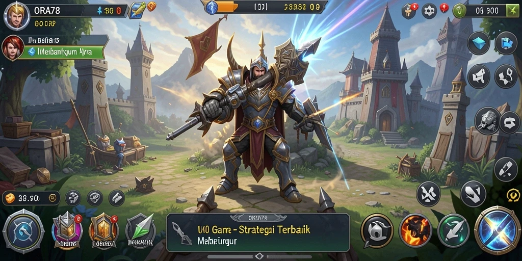 Tampilan gameplay ORA78 yang menegangkan dan penuh aksi strategi.