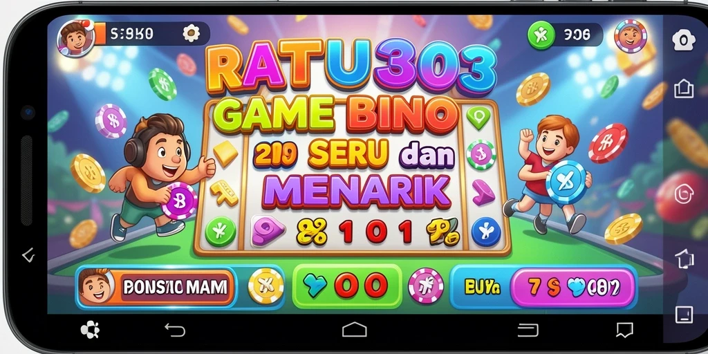 Tampilan seru gameplay Bingo di RATU303.