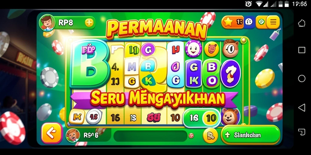 Tampilan gameplay RP8 dengan suasana Bingo yang seru.