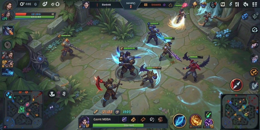 Gameplay intens di S80 dengan aksi MOBA yang mendebarkan.