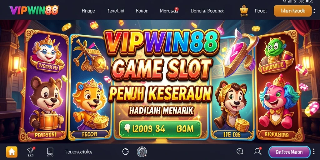 Tampilan gameplay slot di VIPWIN88 yang mengesankan.