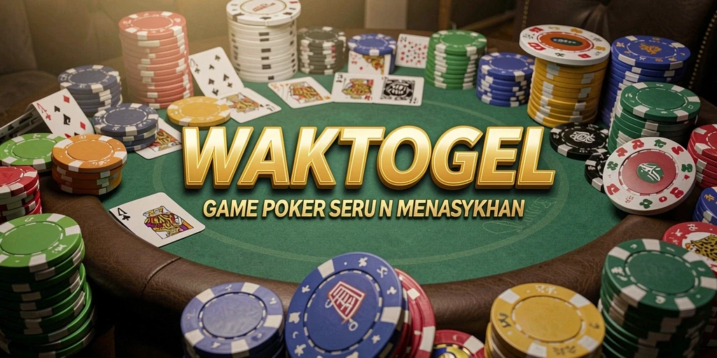 Screenshot WAKTOGEL menampilkan gameplay poker yang seru dan interaktif.